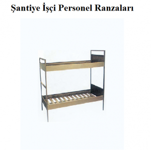 Ucuz şantiye ranzası 13 Sağlam işçi ranzası