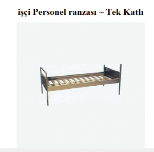 Tek kişilik 2 katlı ayrılabilir ucuz ranza 1 Tek katlı işçi ranzası