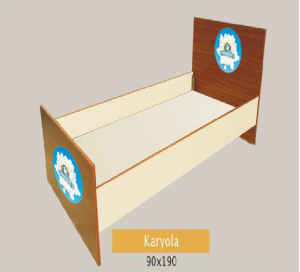 Spot raylı ve üç raflı düşme kapaklı ayakkabılık 2 Tek kişilik karyola 90 x 190 Tek kişilik