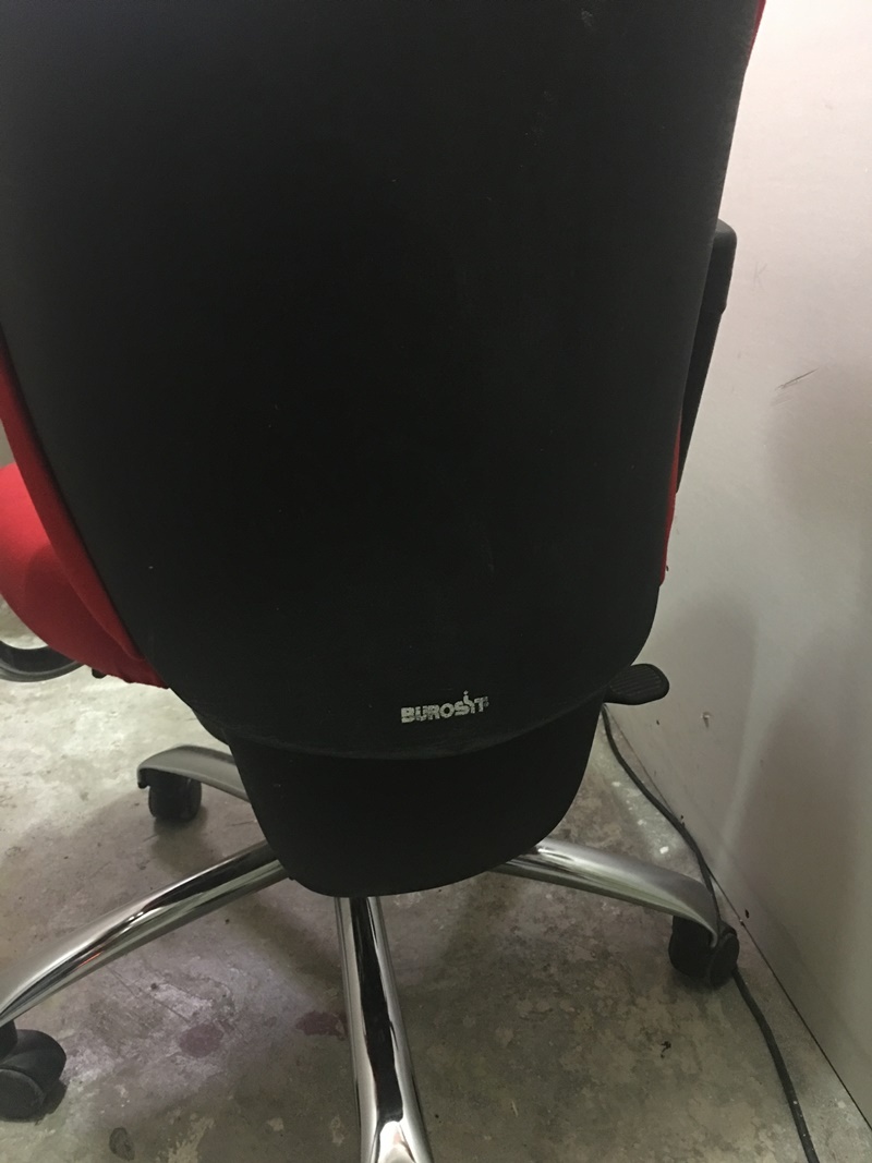 bürosit kırmızı ofis koltuğu 2