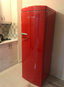 Sağlam durumda arçelik 2 kapılı eski tip buzdolabı 21 İkinci el kırmızı buzdolabı sağlam dayanıklı