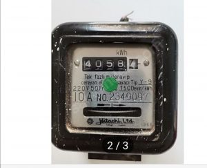 Antika mutfak dolabı 9 antika elektrik sayacı. hitachi marka nadir bulunur