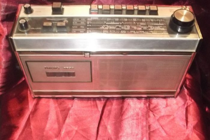 klasik antika philips kaset çalar radyo