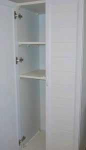 PLASTİK PVC SAKLAMA DOLABI NEMDEN SUDAN GÜNEŞTEN ETKİLENMEZ 17 Ayaklı ve raflı pvc dolap ölçüler: 145x60x36