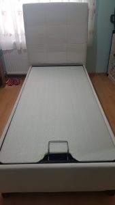 Çıkma ikinci el lambiri tertemiz çam lambiri 13 cm 20 Tek kişilik baza 100*200 cm başlık sıfır ayarında yeni