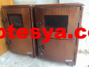 Çıkma pimapen kapı 500 TL 11 ikinci el döküm soba eca marka tuğlalı sağlam