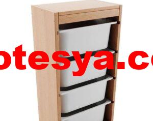 Çıkma sıfır ayarında ikinci el kahverengi pvc banyo kapısı 8 Pvc plastik çekmeceli ahşap raflı dolap